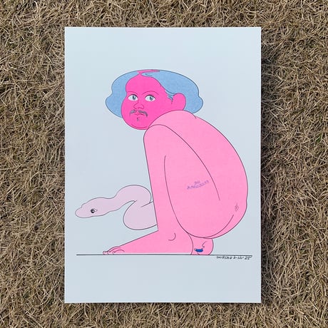 『A4 Poster(snake)』Masha Krasnova-Shabaeva