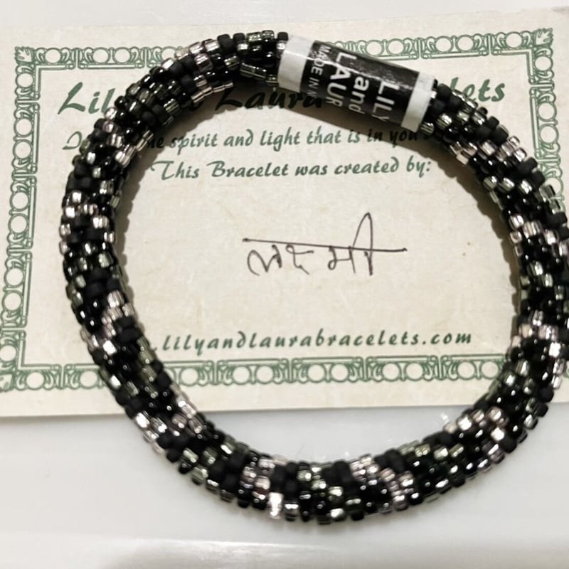[H-5] Silver925 / 67g CROSS×LILY ブレスレット H-5] Silver925 / 67g CROSS×LILY ブレスレット [19] Silver925