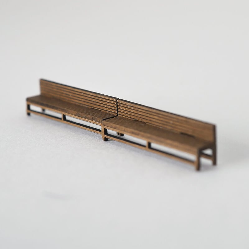 4人掛けベンチ A（12個セット） | 東京ジオラマファクトリー