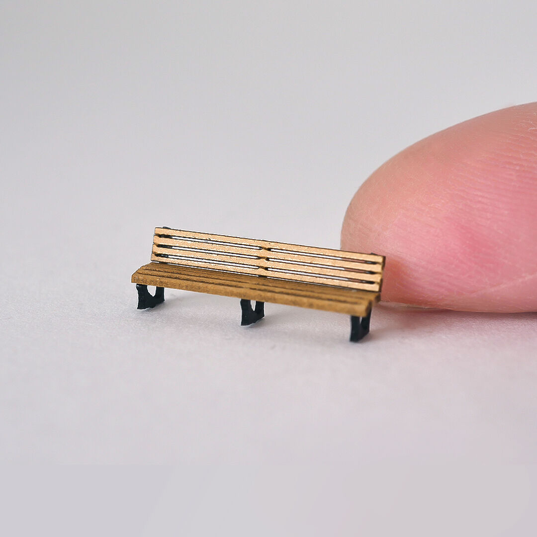 4人掛けベンチ B（9個セット） | 東京ジオラマファクトリー オンライン