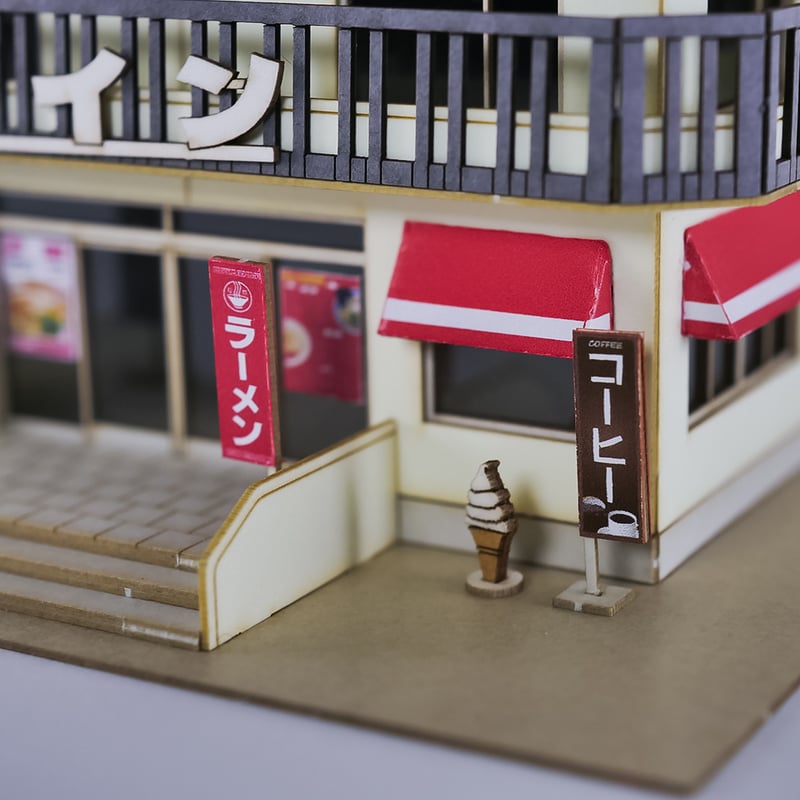 【送料込み・即日発送】ジオラマ 1/12サイズ ファミリーレストラン ① Yahoo!オークション -「ファミリーレストラン」(Nゲージ) (鉄道