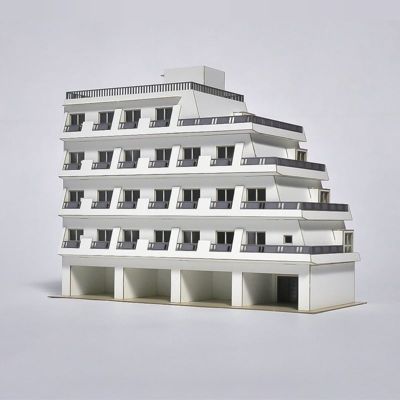 Nゲージ 都市型マンションC ストラクチャー（完成品）模型 Nゲージ 都市型マンションC ストラクチャー（完成品）模型