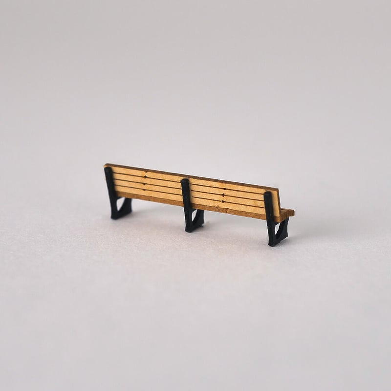 4人掛けベンチ B（9個セット） | 東京ジオラマファクトリー