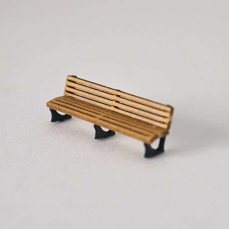 4人掛けベンチ B（9個セット） | 東京ジオラマファクトリー オンライン