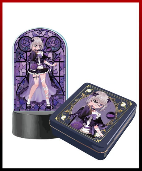 【深層蔵出し＆夏の深層福袋】深層組ハロウィン2024 光るアクリルスタンド＆クッキー缶セット