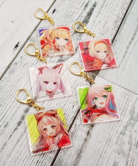【深層組クリスマス2021】 アクリルキーホルダー 息根とめる