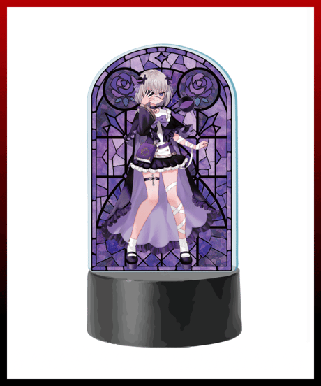 【深層組ハロウィン2024】光るアクリルスタンド＆クッキーセット（小城夜みるく）