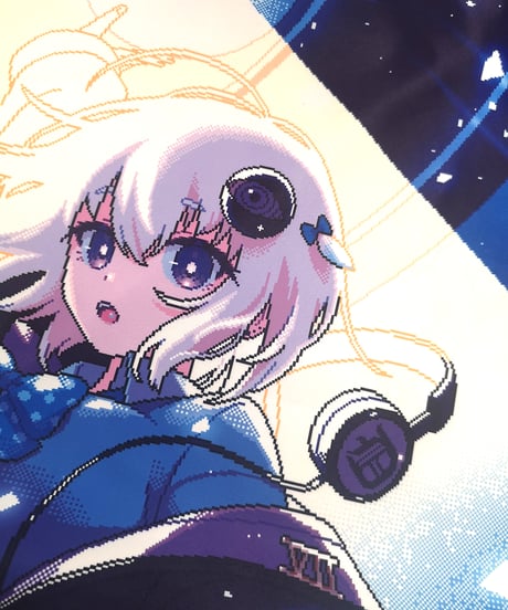 【小城夜みるく３周年記念グッズ】タペストリー