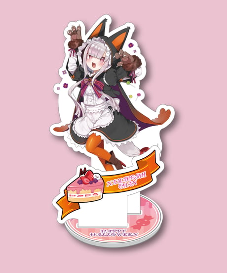 【深層組ハロウィン2023】なまほしちゃんセット(アクスタ&タペ&ガラスキーホルダー)キャンディ缶&チェキ風特典付