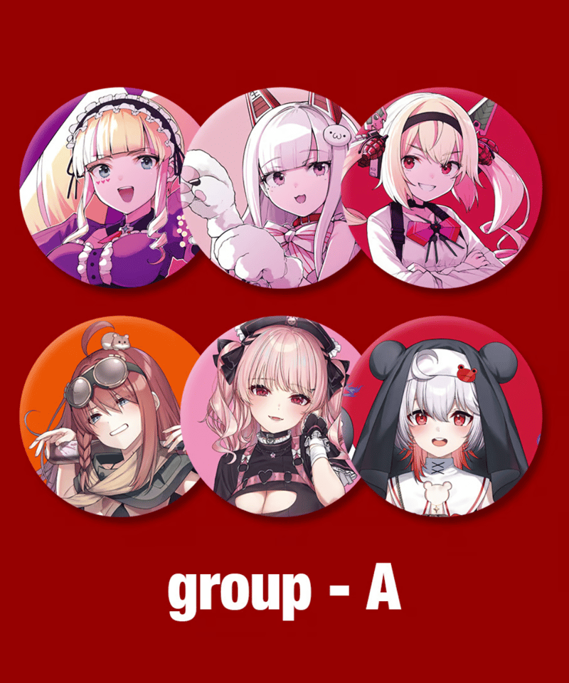 Vtuber 深層組 寧々丸 アクリルスタンド 缶バッジ