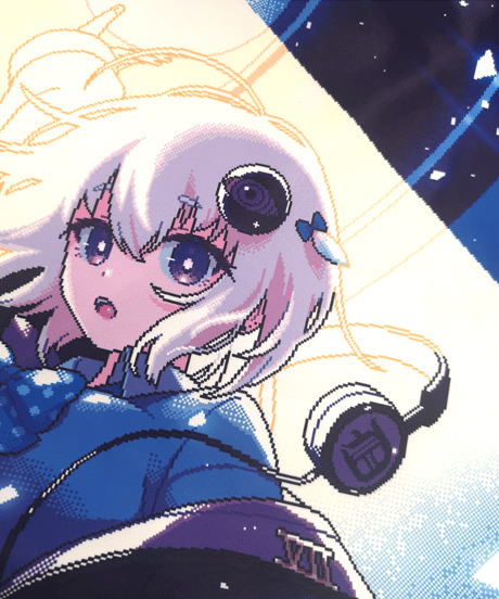 【深層蔵出し＆夏の深層福袋】小城夜みるく３周年記念グッズ タペストリー