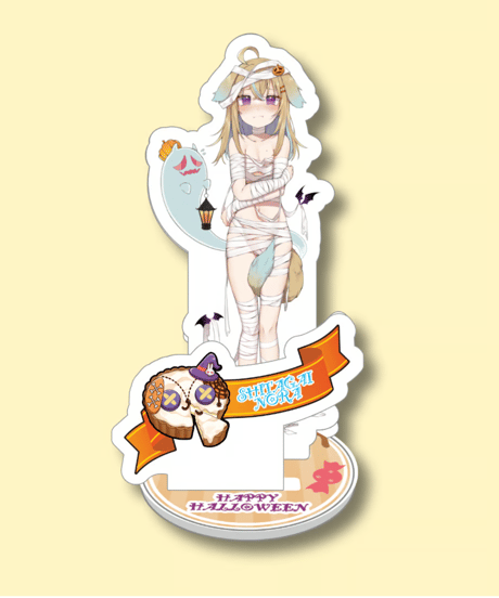 【深層組蔵出し2025】従井ノラセット(アクスタ&タペ&ガラスキーホルダー)&チェキ風特典付