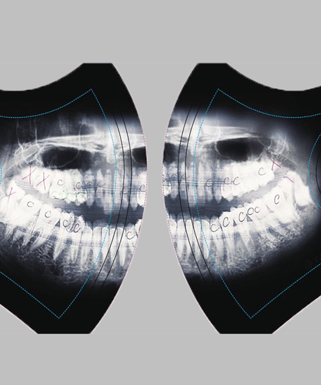 【深層組HALLOWEEN2022】息根とめる 虫歯レントゲンマスク＆DWUの血ゼリーセット（数量限定）