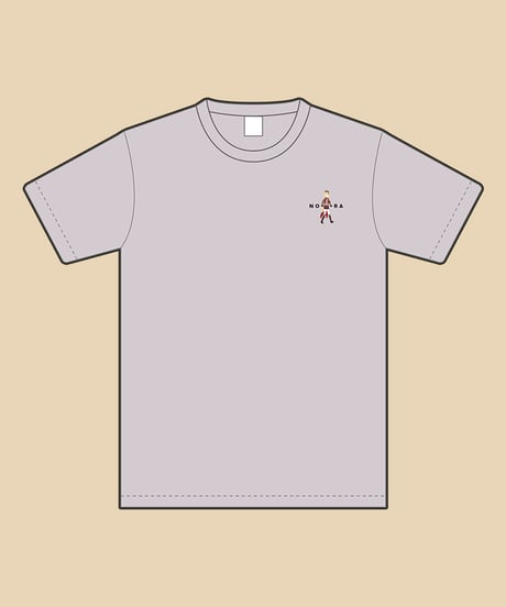 【従井ノラ2周年記念グッズ】従井ノラ刺繍Tシャツ