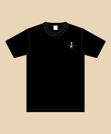 【従井ノラ2周年記念グッズ】従井ノラ刺繍Tシャツ