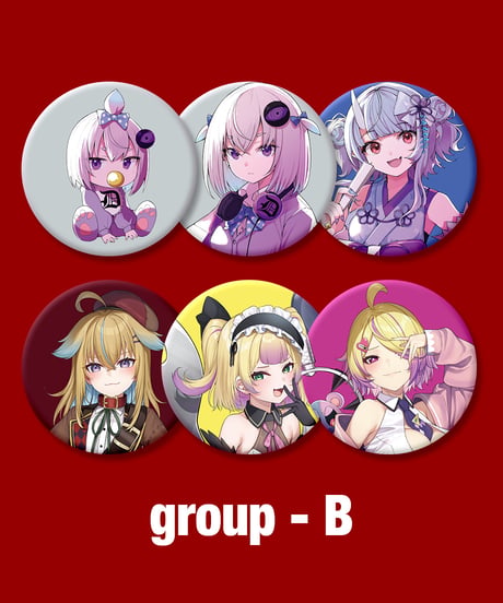 【深層祭2】事後通販：KVランダム缶バッジ｜Bグループ [全6種]