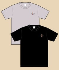【従井ノラ2周年記念グッズ】従井ノラ刺繍Tシャツ