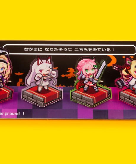 【ハロウィン21】深層4姉妹アクリルクリップ
