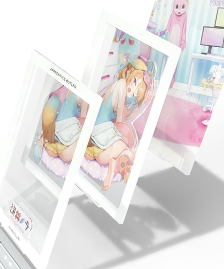 【かかげ先生】描き下ろし従井ノラむにゃむにゃアクリルジオラマ