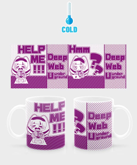 DWU三姉妹　感温マグカップ