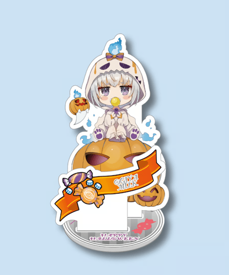 【深層組蔵出し2025】小城夜みるくセット(アクスタ&タペ&ガラスキーホルダー)＆チェキ風特典付