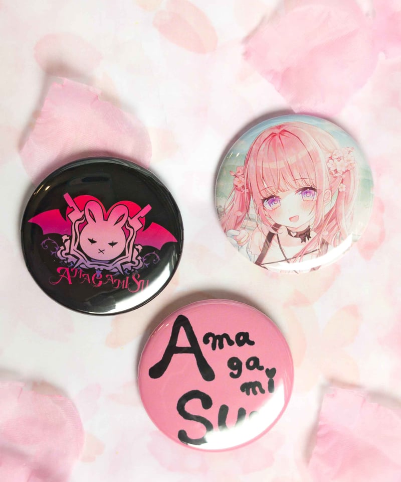 甘神すう生誕祭2026】缶バッジ3種セット | 深層組公式Web / グッズ