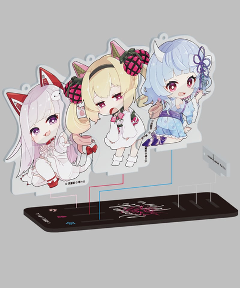 なまいき丸コラボグッズ】3人で支える！ なまいき丸スマホスタンド