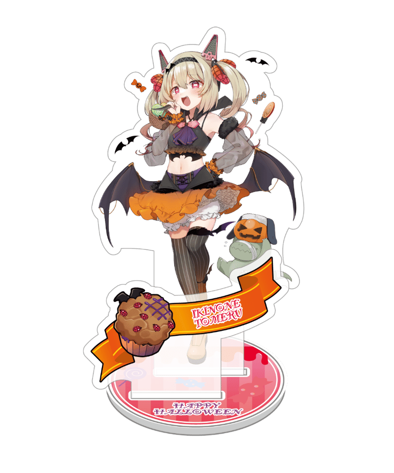 深層組ハロウィン2023】アクリルスタンド(全員集合ver)キャンディ缶付