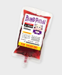 DWU輸血パック風ゼリー DWU BLOOD POTION & アクリルコースター