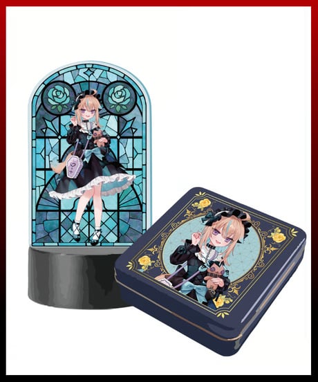 【深層蔵出し＆夏の深層福袋】深層組ハロウィン2024 光るアクリルスタンド＆クッキー缶セット