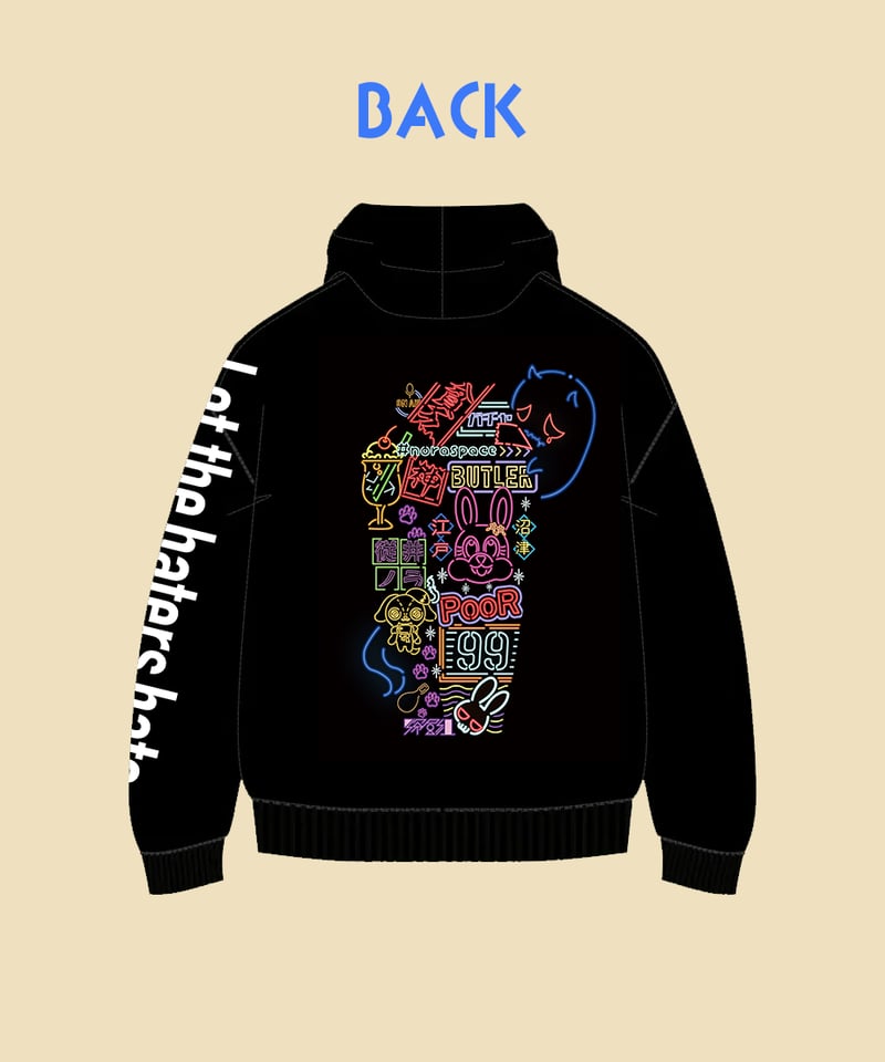 ノラ生誕祭2023】ノラネオンパーカー | 深層組公式Web / グッズストアなど