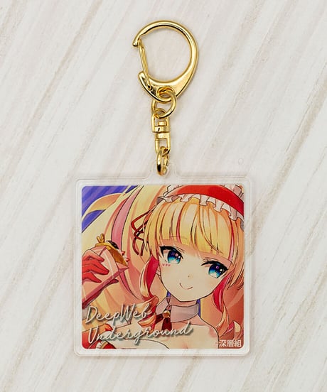 【深層組クリスマス2021】タペストリー & アクリルキーホルダーセット DWU【特典スマホ壁紙】