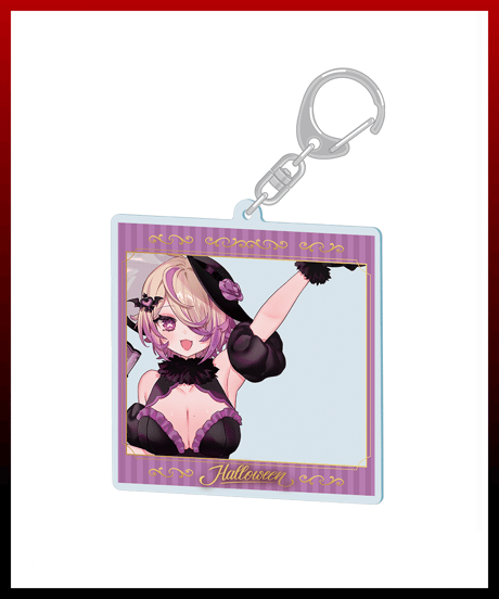 【深層組ハロウィン2024】アクリルフォトキーホルダー（刺杉あいす）