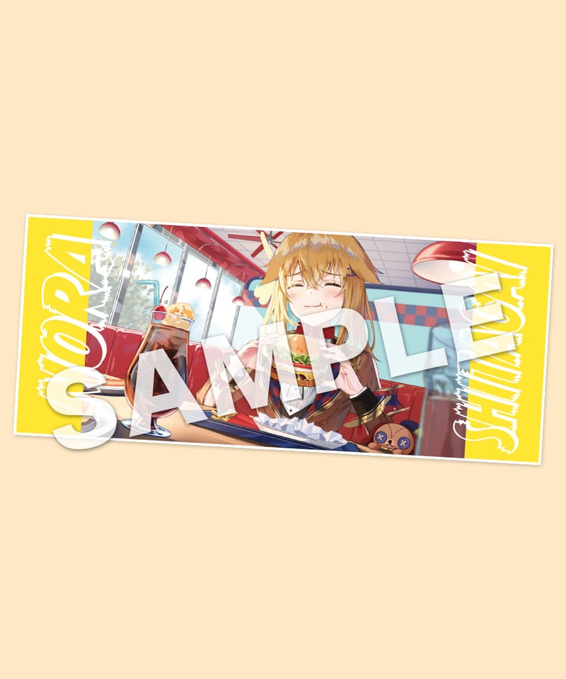 従井ノラFANBOXキャンペーングッズ】満腹デート フェイスタオル | 深層