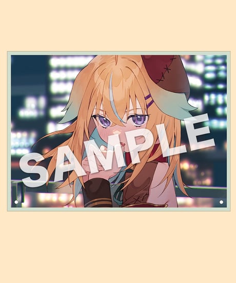 【従井ノラFANBOXキャンペーングッズ】クロがねや先生描き下ろしアクリルアートパネル