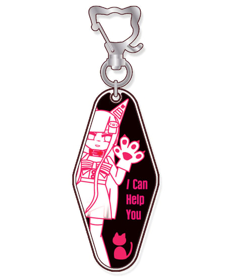 【なまほしちゃん生誕祭2023】「たすけてあげるね」モーテルキーホルダー 2種
