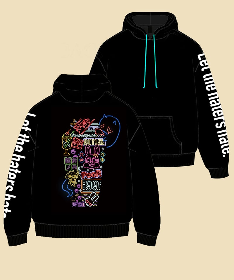 ノラ生誕祭2023】ノラネオンパーカー | 深層組公式Web / グッズストアなど