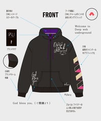 DWU '20 AW ジップアップパーカー  Halloween model