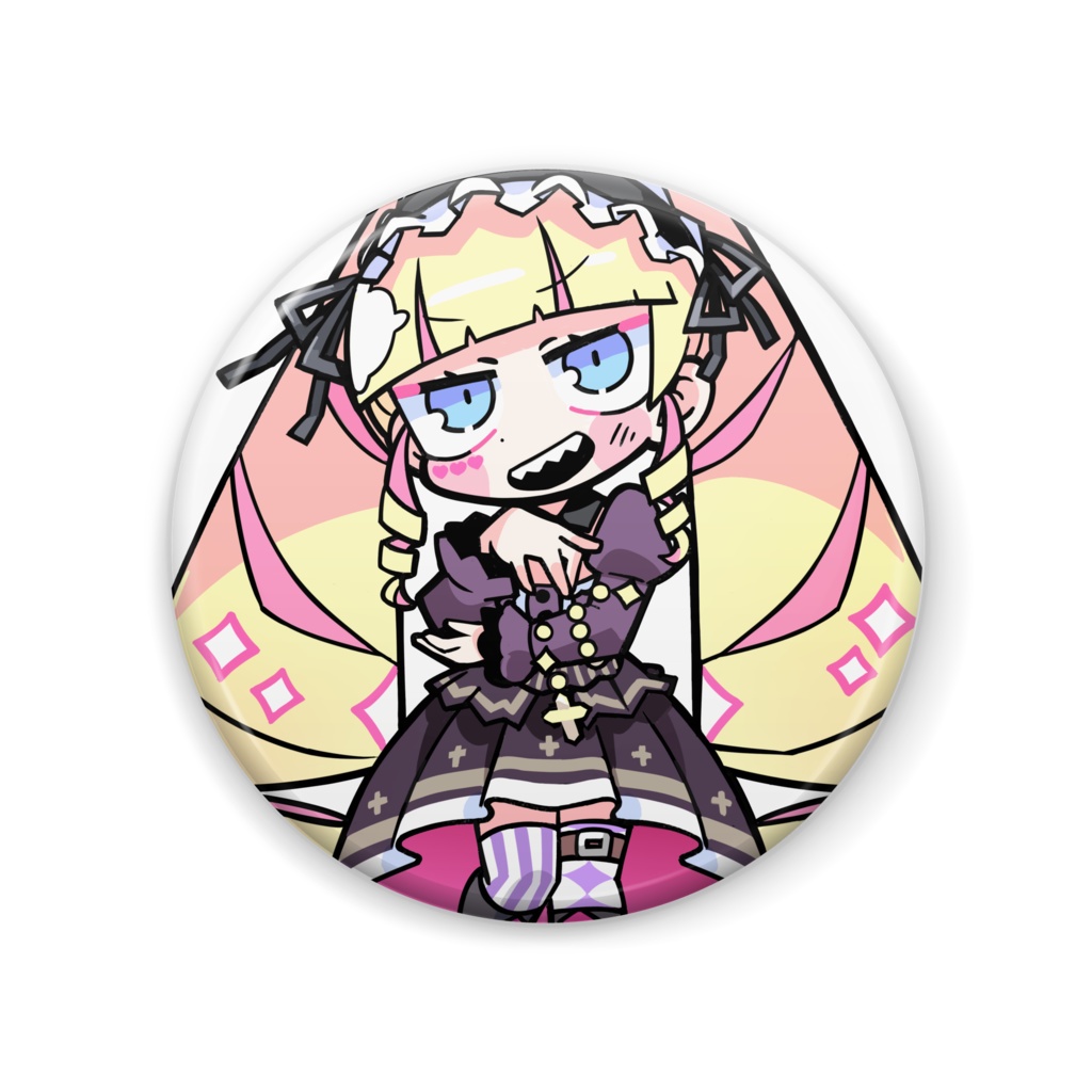 寺田てら先生】描き下ろし激カワDWU缶バッジ | 深層組公式Web / グッズ