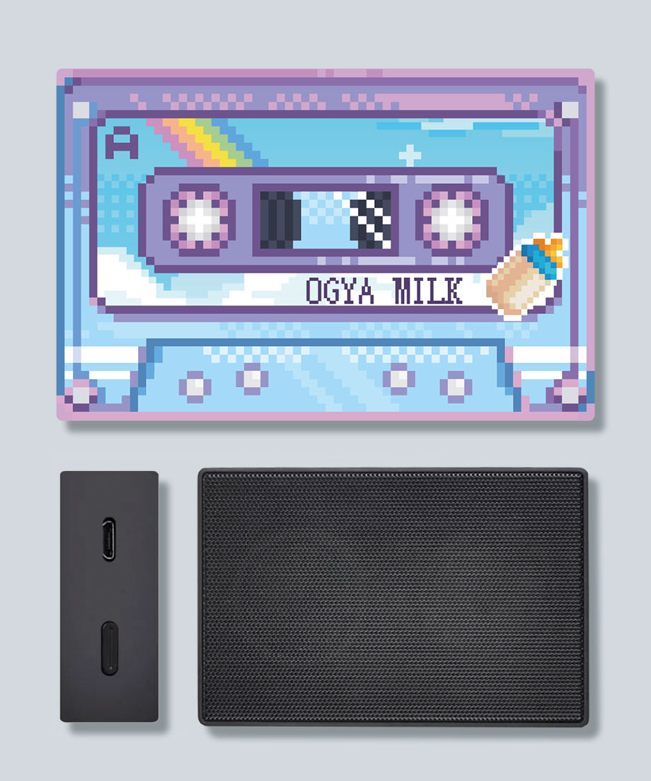小城夜みるくハーフアニバーサリー】8bitカセットなBTスピーカー