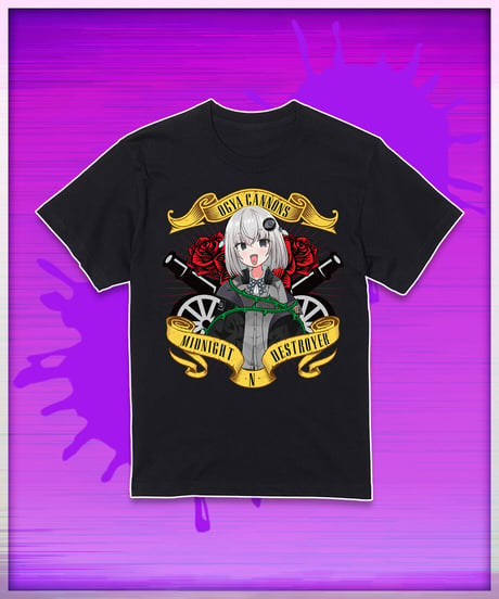 【小城夜みるく1.5周年記念】真夜中のデストロイヤーTシャツ