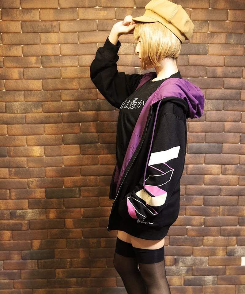 DWU '20 AW ジップアップパーカー Halloween model | 深層組公式W DWU '20 AW ジップアップパーカー Halloween model | 深層組公式W