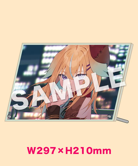 【従井ノラFANBOXキャンペーングッズ】クロがねや先生描き下ろしアクリルアートパネル