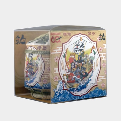 人気一　怪獣七福神300ml クリアカートン入