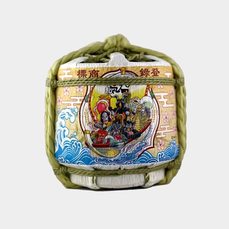 人気一　怪獣七福神300ml クリアカートン入
