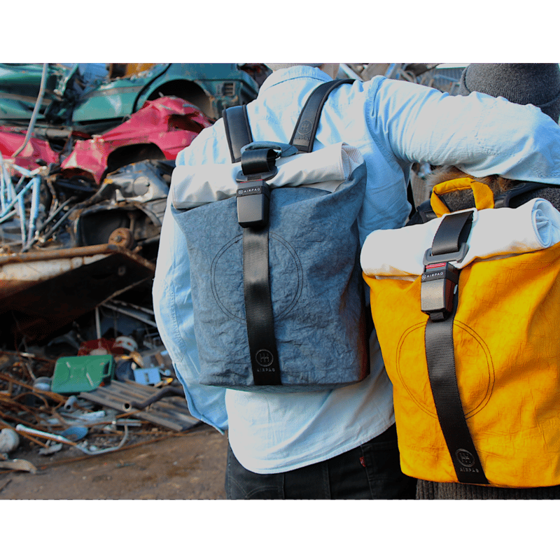 AIRPAQ バックパック リュック アップサイクル製品 Backpack（白）アップサイクルブランド ＜AIRPAQ 社＞ | yoicoto shop