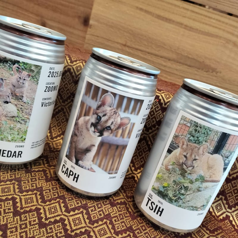 寄付付き】ピューマ年間カレンダー＆ラベル缶(ウーロン茶)セット