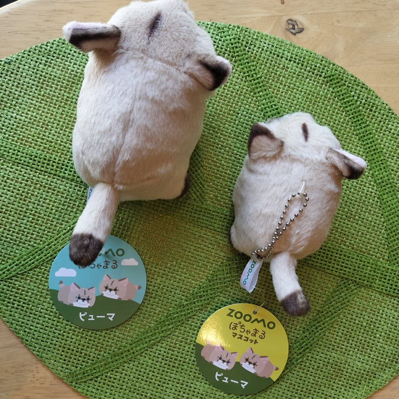 ぽちゃまるピューマ マスコット “タフ”＆“ニーナ”ペアセット(ボール