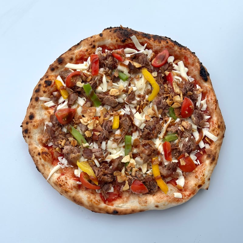 冷凍ピザ】十勝若牛のホロホロBBQピザ | minori pizza online shop