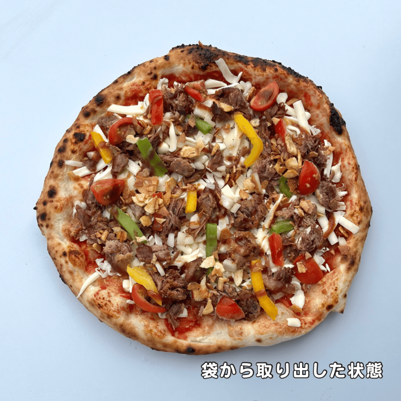 冷凍ピザ】十勝若牛のホロホロBBQピザ | minori pizza online shop